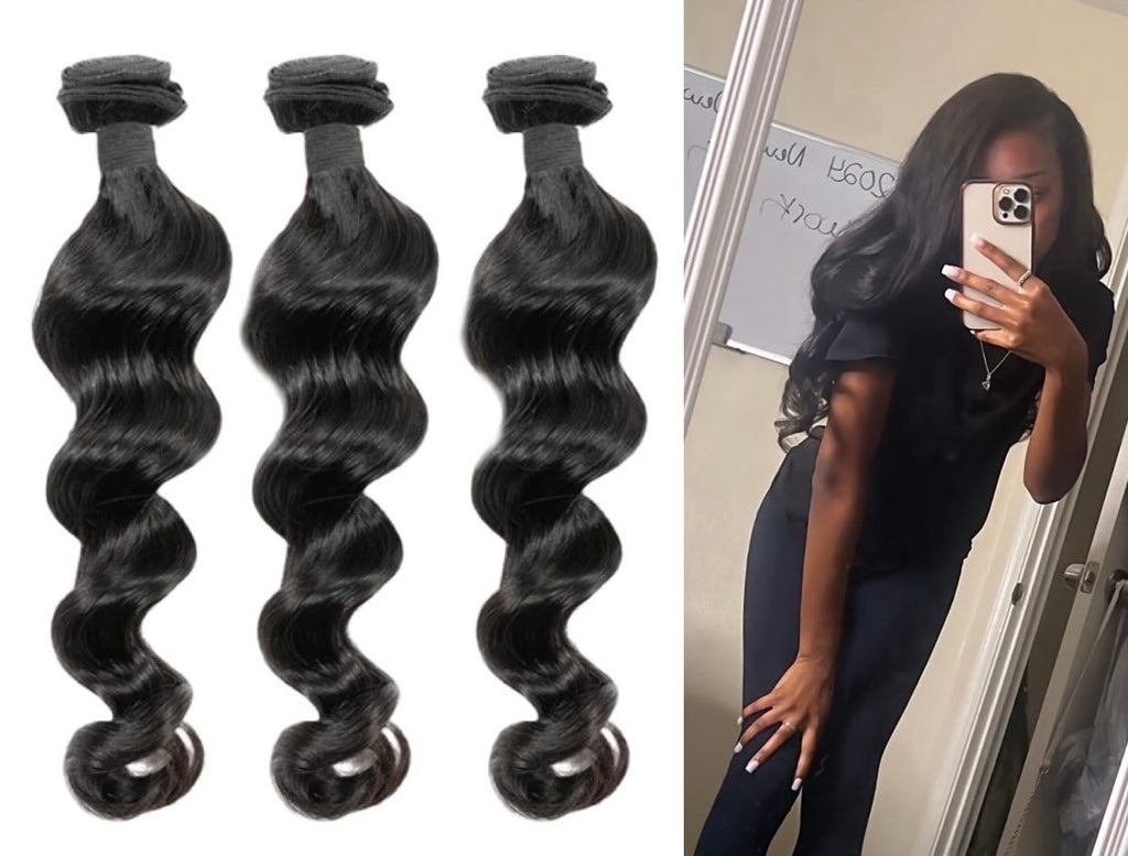1 LOOSE WAVE VIRGIN BUNDLE